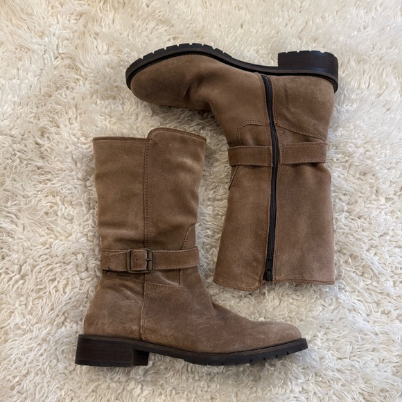 J. Crew Shoes - J. Crew suede zip up boots